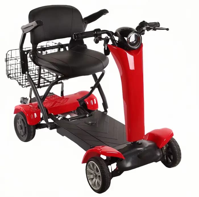 2025 Meilleur Eec Coc Eu Entrepôt Bonne Qualité 4 Roues Longue Range Portable Automatique Pliable Scooter De Mobilité Électrique
