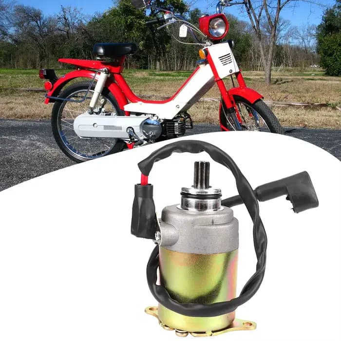Démarreur électrique de moto Assy GY6 125cc 150cc