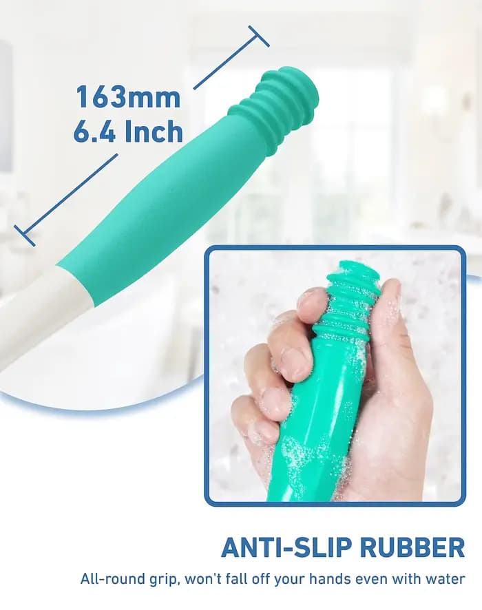 Untior nouvel outil d'aide aux toilettes baguette fesses inférieures sûre facile longue portée nettoyage hygiénique réduit la fatigue-essentiel de sécurité de la salle de bain