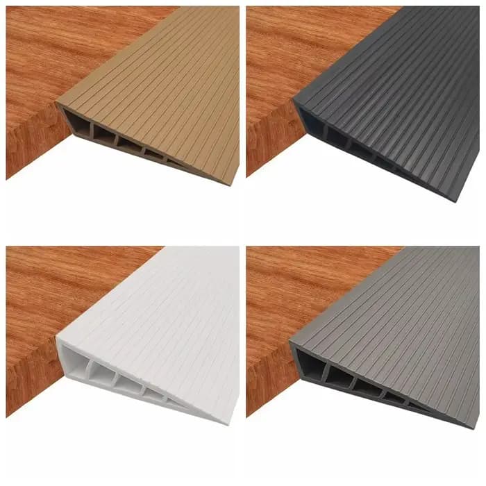 Rampes de seuil flexibles pour tapis à carrelage