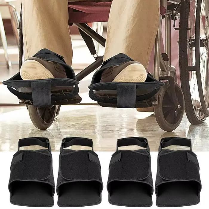 Ceinture porte-chaussures pour fauteuil roulant