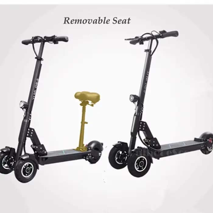 Trottinette électrique pliante avec siège pour adultes