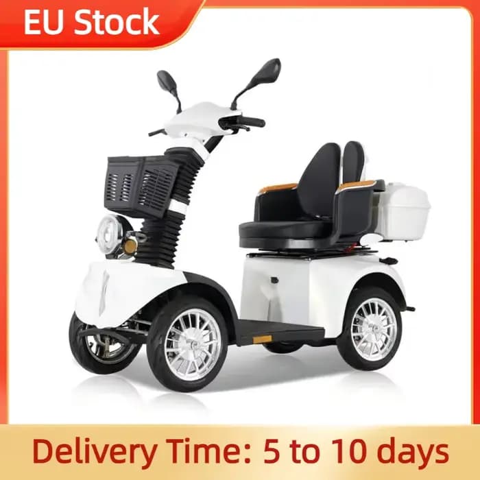 Scooter de mobilité pliant Stock ue pour personnes âgées handicapées 4 roues avec Certification CEE