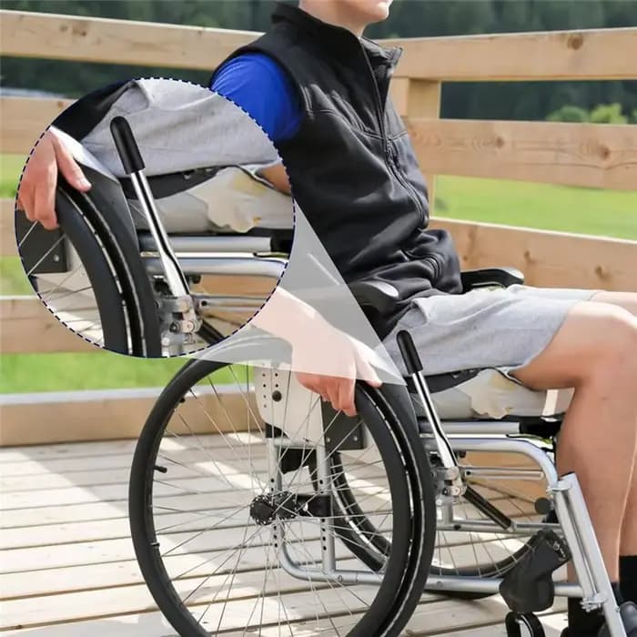 Extensions de poignée de frein pour fauteuil roulant AT21-2Pack
