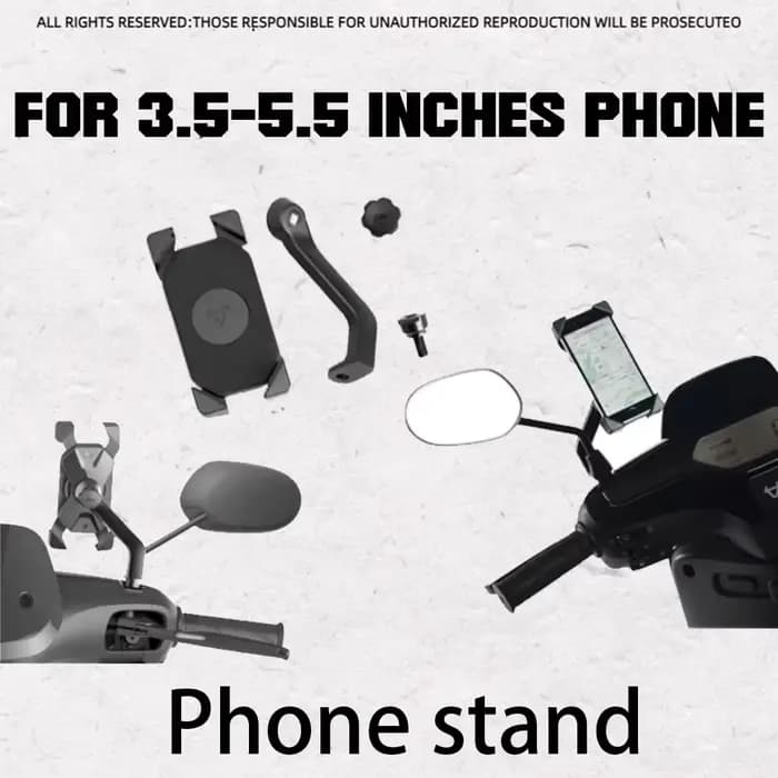 Support de téléphone pour scooter Niu