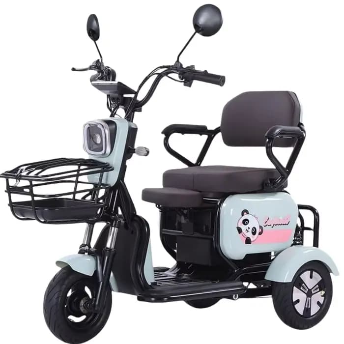 Scooter électrique familial 800W à 3 roues pour adultes et femmes