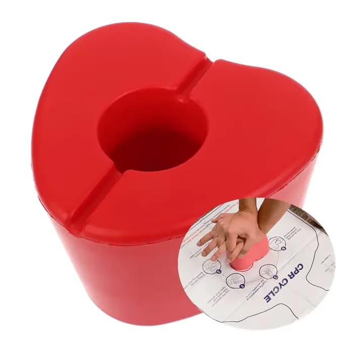 1 pièce Mini Mannequin de Formation en Premiers Secours en Forme de Cœur, Outil d'Entraînement Médical, Modèle de Mannequin Infirmier, Modèle d'Entraînement, Soins de Santé