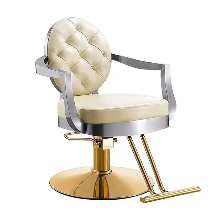 Chaises de barbier à hauteur réglable de taille personnalisée, chaise de Salon de prix pour coiffeur