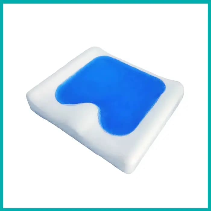 Coussin imperméable en gel pour fauteuil roulant