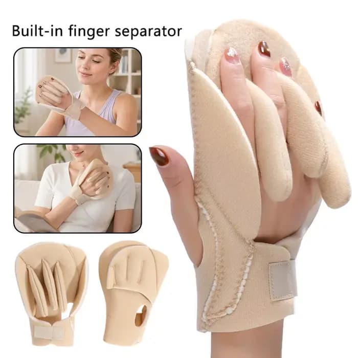 Gant de soutien pour la main avec séparateur de doigts intégré