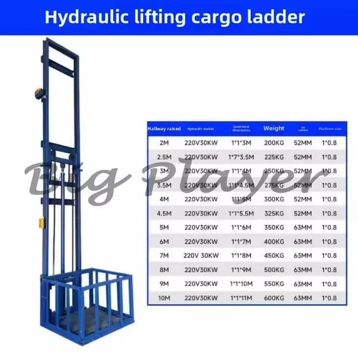 Ascenseur hydraulique domestique 2-5 étages pour petite villa