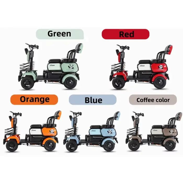 Scooter électrique 600W 60V pour personnes âgées