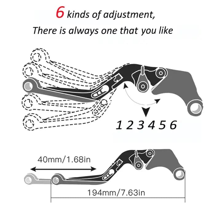 SX 125 accessoires de moto pour APRILIA SX125 2021 2022 2023 2024 2025 leviers d'embrayage de frein réglables pliants leviers de poignée