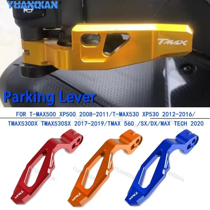 2024 moto pour YAMAHA T-MAX 500 2008-2011 T-MAX 530 2015-2019 CNC levier de frein à main de stationnement Tmax Tech Max TMAX 560 2019-2021