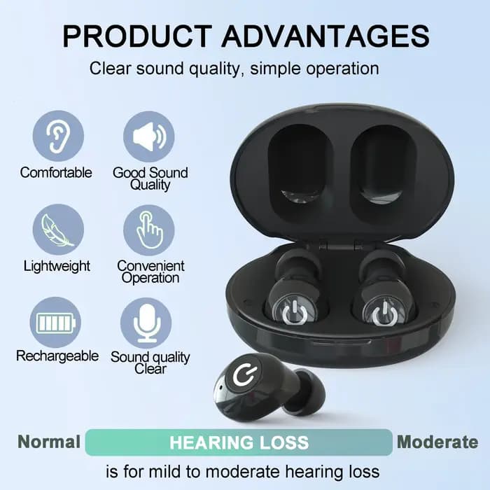 Aide auditive Rechargeable