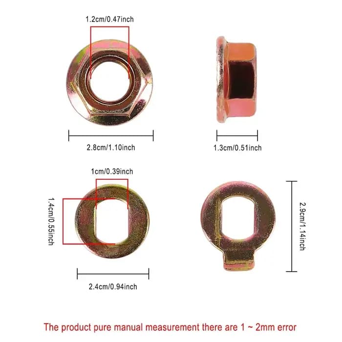 Rondelle de vis de moteur de scooter pour Kukirin G2-Max/Master/G3-Pro/G4 Max