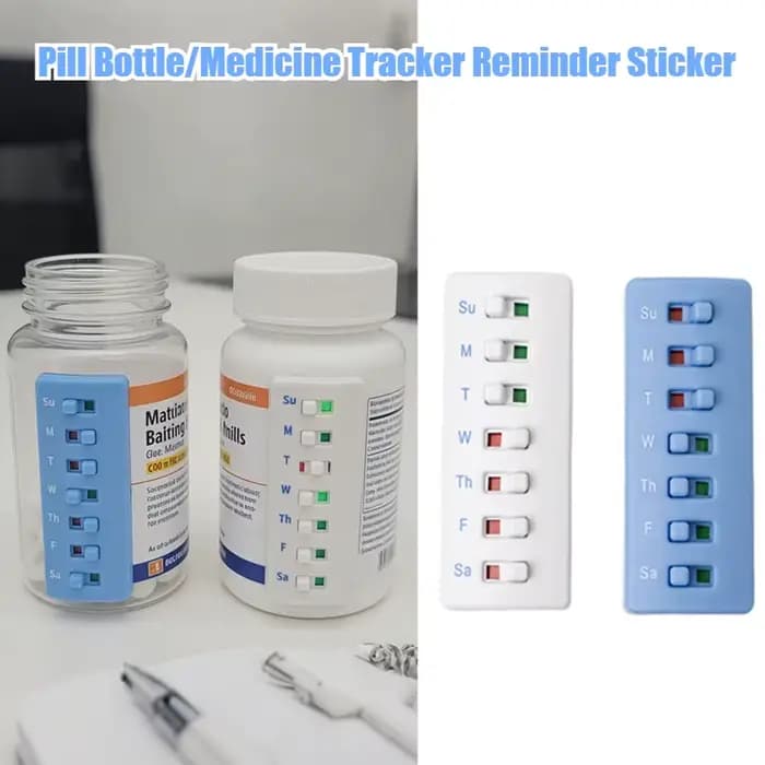 Organisateur de médicaments portable et réutilisable pour divers flacons – Aide à la mémoire pour la gestion quotidienne des rappels – Convient aux personnes âgées