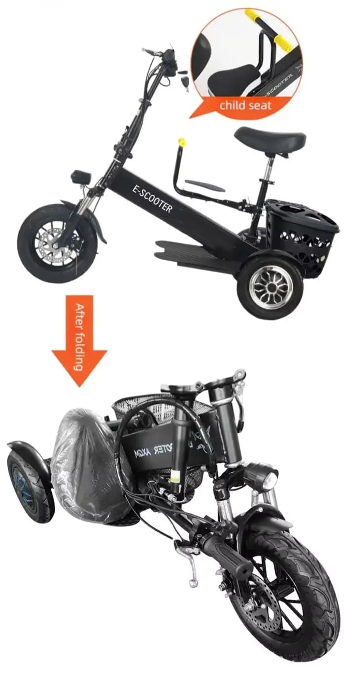 Mini Scooter électrique de banlieue à 3 roues