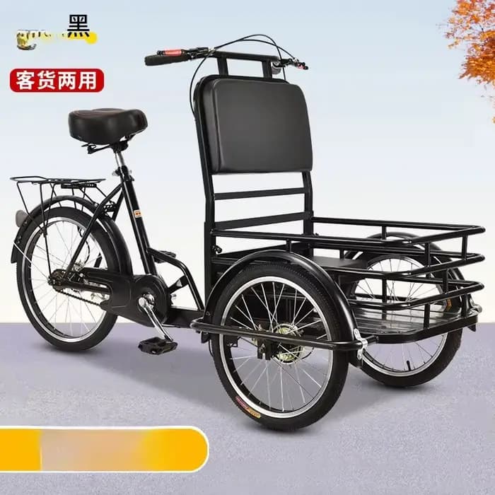 Vélos de loisirs, personnes âgées
