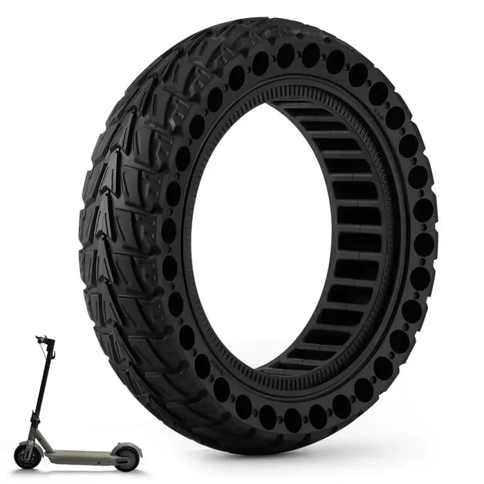 Pneu solide tout-terrain 10x2.5 (60/70-6.5) pour Scooter électrique Ninebot G30 G30L G30D