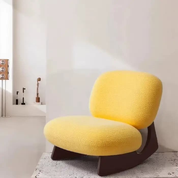 Chaises de salon à bascule pour balcon, chaises de salon tatami, sièges uniques, chaises de salon avec support dorsal, chaise longue, mobilier de maison
