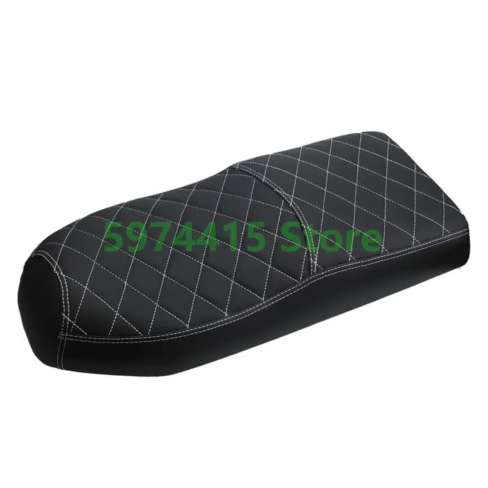 Grand siège plat souple à double coussin pour scooter électrique Citycoco