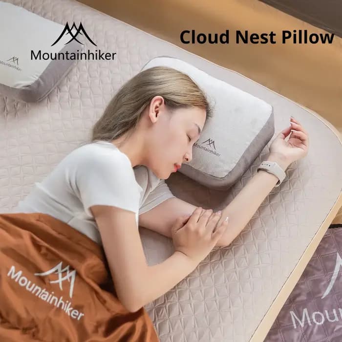 MOUNTAINHIKER Nouvel Oreiller Carré Confortable en Mousse à Mémoire de Forme