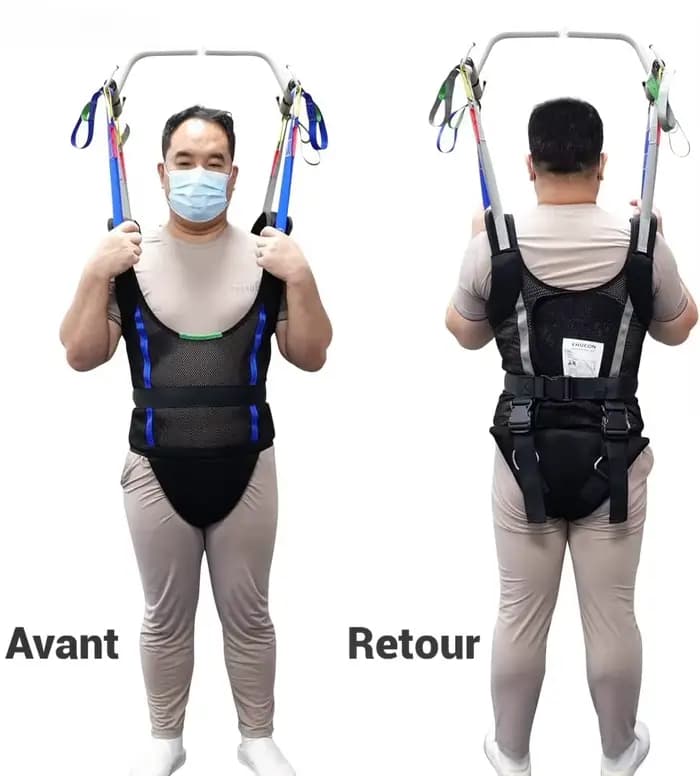 Ehucon Harnais de marche rembourré confortable pour patient
