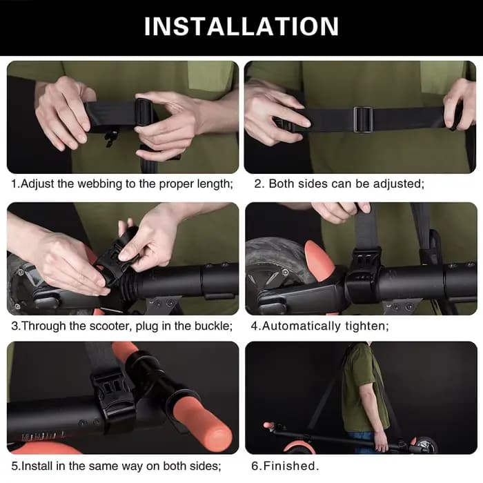 Bal inowalk-Sangle de transport réglable pour scooter électrique