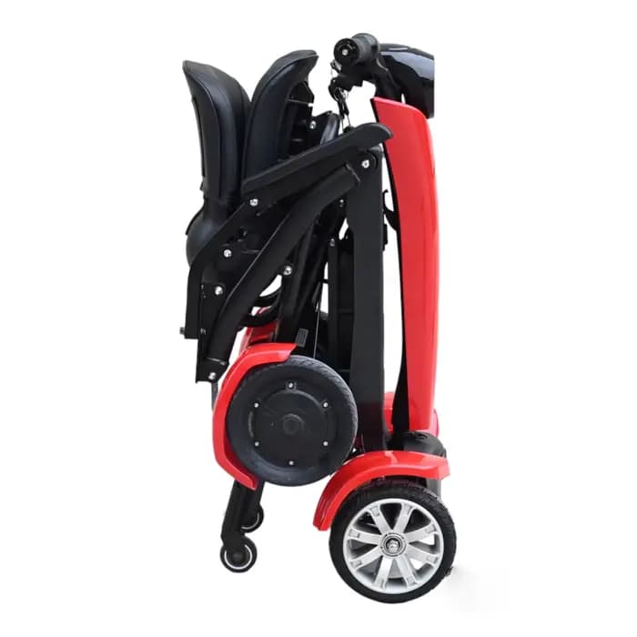 Fauteuil Roulant Électrique Pliable existent, 4 Roues, Double Moteur, 2025