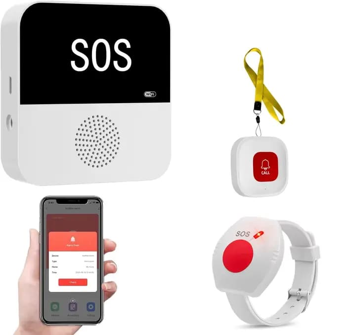 Téléavertisseur sans fil WiFi pour soignants âgés