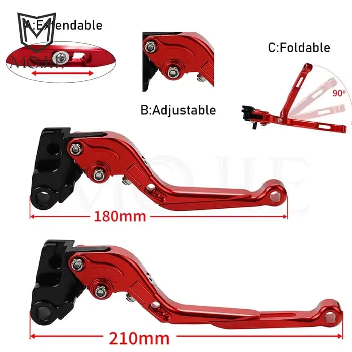 Leviers de frein et d'embrayage pour Yamaha XMAX125 X MAX XMAX 125 2006 – 2022, accessoires de moto, poignées de Scooter, X-MAX125 2025 2024 2023