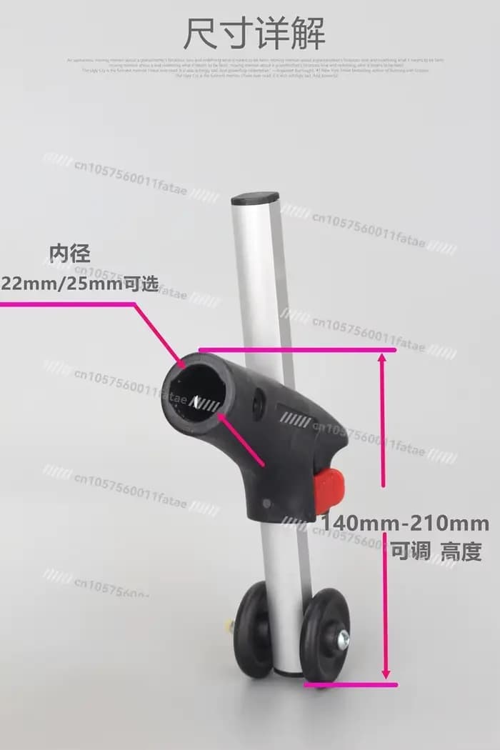 Roue universelle anti-retour pour fauteuil roulant électrique