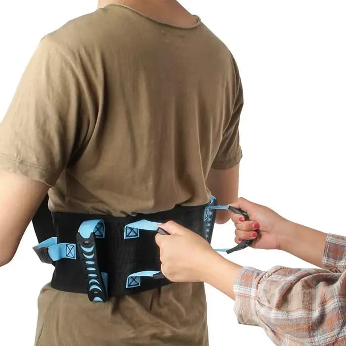 Ceinture de transfert et de marche réglable avec 6 poignées pour les soins des patients
