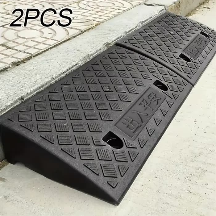 Rampe pour fauteuil roulant de voiture 2 pièces