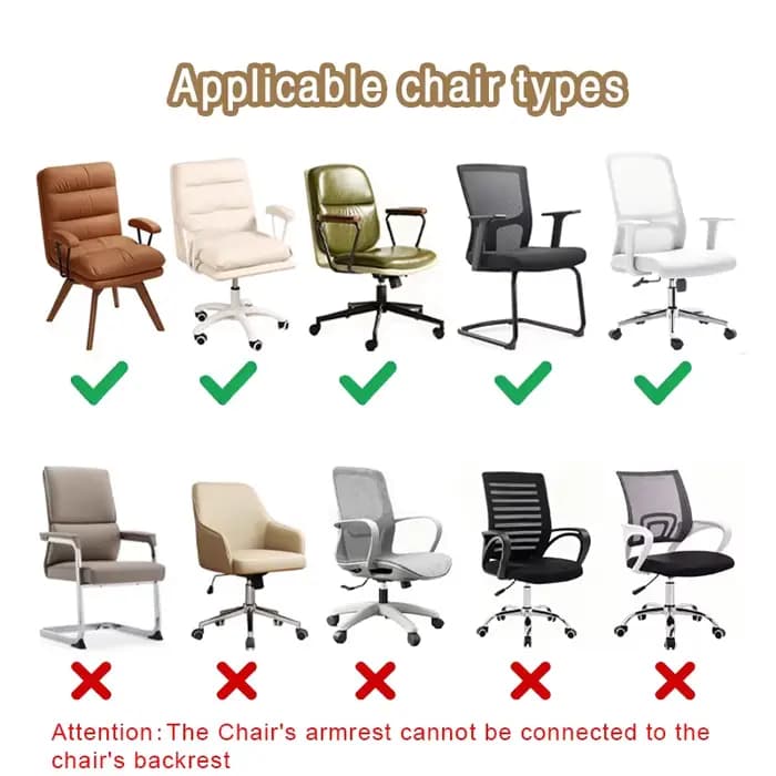 Housse de chaise de bureau en Jacquard, 1 pièce, extensible, pour ordinateur, rotative, anti-poussière, pour siège, pour le bureau et la maison