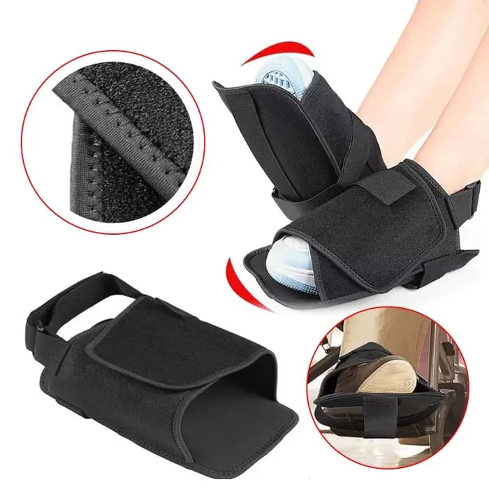 Ceinture porte-chaussures pour fauteuil roulant