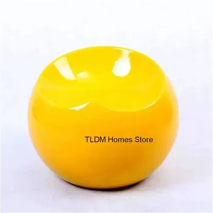 Pouf ottoman moderne Apple Creative pour salon, tabouret bas, tabouret à chaussures pour entrée, chaise de maquillage pour chambre à coucher, mobilier