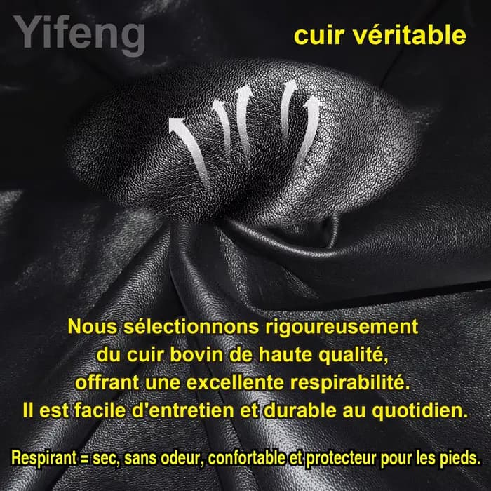 Chaussures en cuir véritable à talon moyen confortables et respirantes Convient au personnel de service employés de bureau équipage aérien contrôleurs de train pour la vie quotidienne sorties et perso