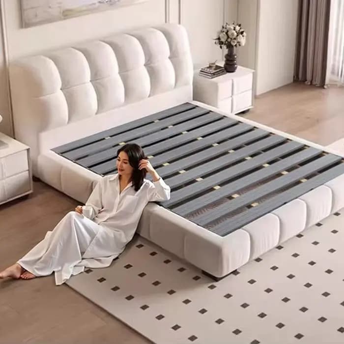 Lit Ergonomique Européen, Lit Créatif de Designer pour Chambre à Coucher, Lit de Princesse Postmoderne, Meubles de Designer Simples Postmodernes