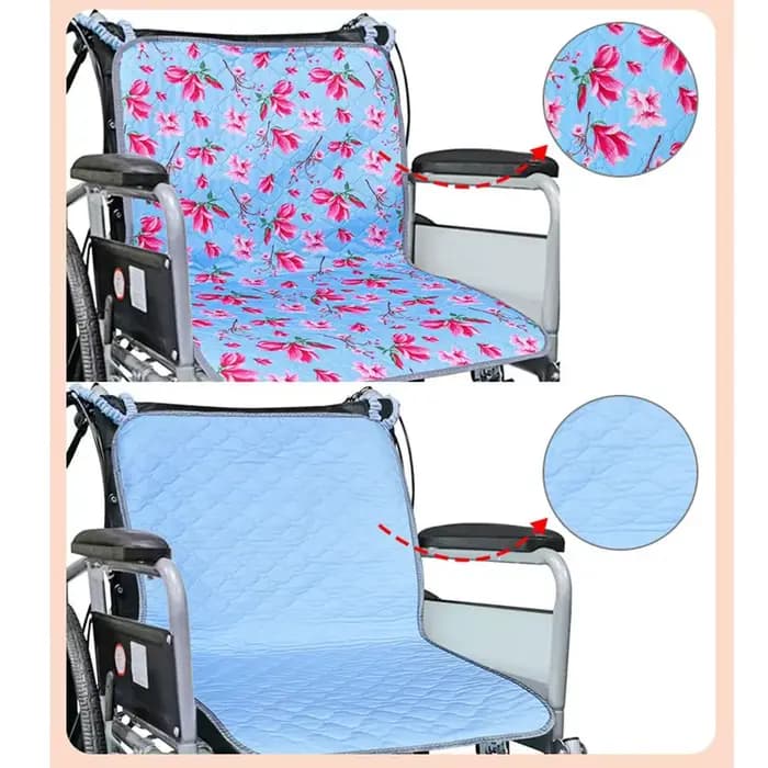 Coussin de siège de fauteuil roulant absorbant l'eau