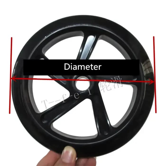 1 pièce 200mm 180mm 175mm 145mm 120mm 40mm 30mm 24mm pneu de roue de patinage de Scooter Durable PU Skateboard Rodas avec roulement