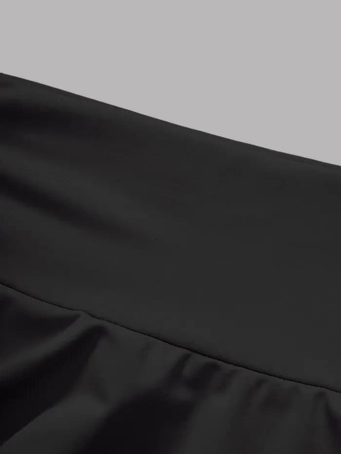 Nouvelle jupe unie pour femme, mode estivale, polyvalente, taille haute, coupe ajustée, taille élastique, jupe courte, articles en stock