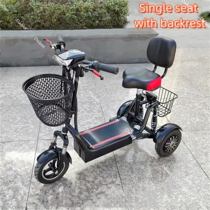 Tricycle électrique pliable à 3 roues