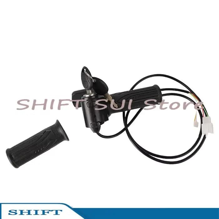 Accessoires pour scooter électrique 24V avec clé, levier d'accélérateur, écran LED