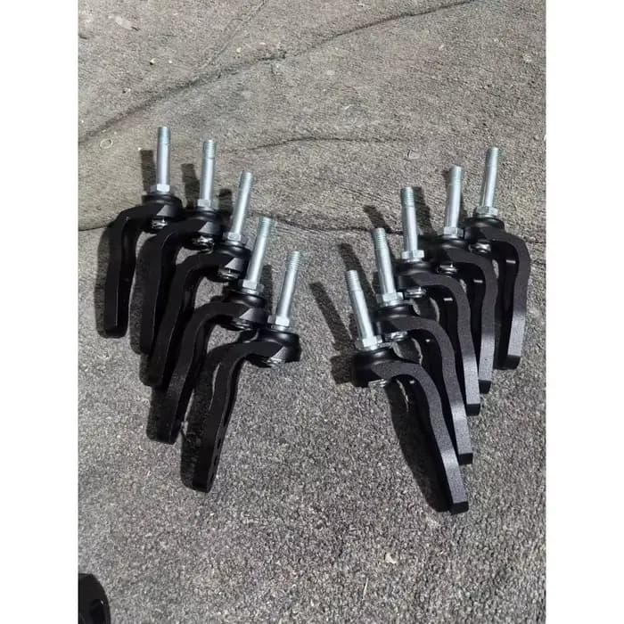 1 paire de fourches de roue avant en alliage d'aluminium de 4/5/6 pouces pour fauteuil roulant sportif