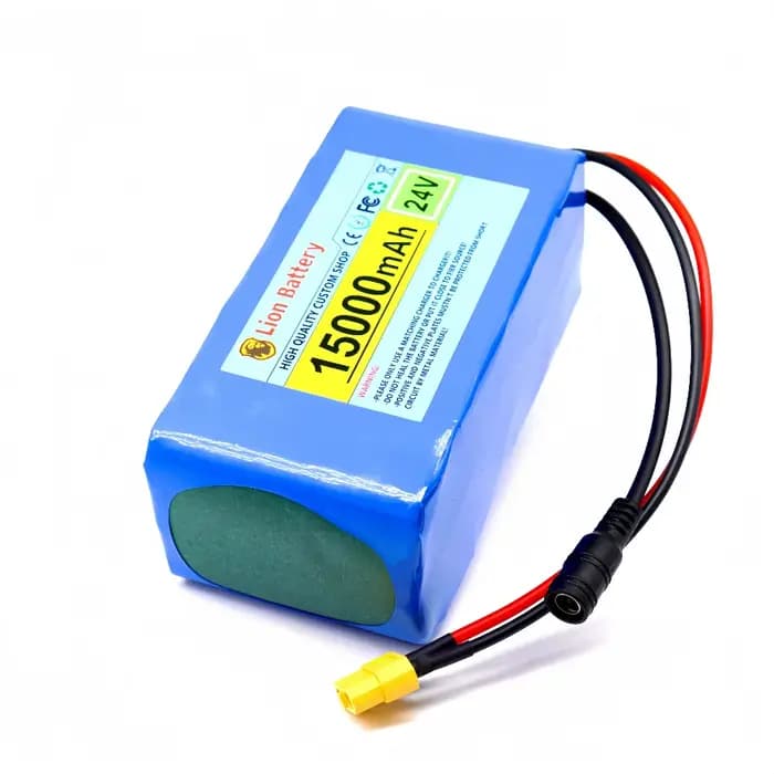 Batterie au lithium 24 V 15 Ah pour fauteuils roulants | Pack rechargeable 7S3P 18650 15 000 mAh | avec chargeur rapide