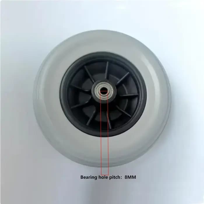 Roue en PU élastique résistante à l'usure