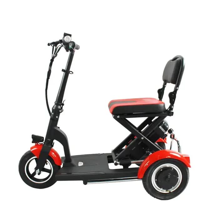 Scooter électrique léger pliant à Double moteur à 3 roues avec batterie amovible pour personnes âgées
