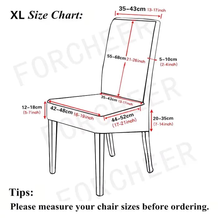 Housses de chaise de salle à manger imprimées de taille XL, grande housse de protection amovible et lavable pour chaise de cuisine, pour salle à manger, Banquet à domicile